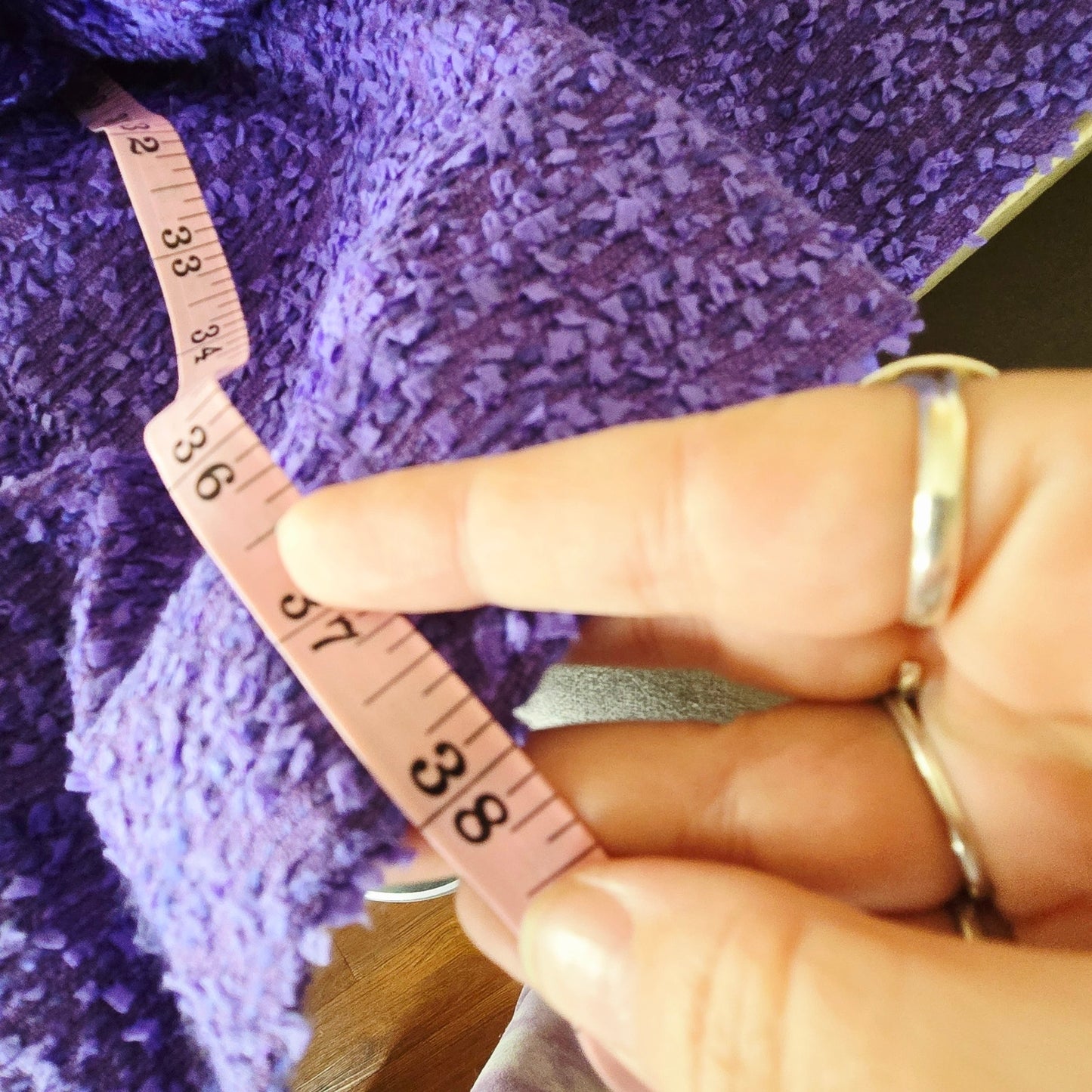 Size 12 Kate Spade Purple Bouclé Sleeveless Shift Dress