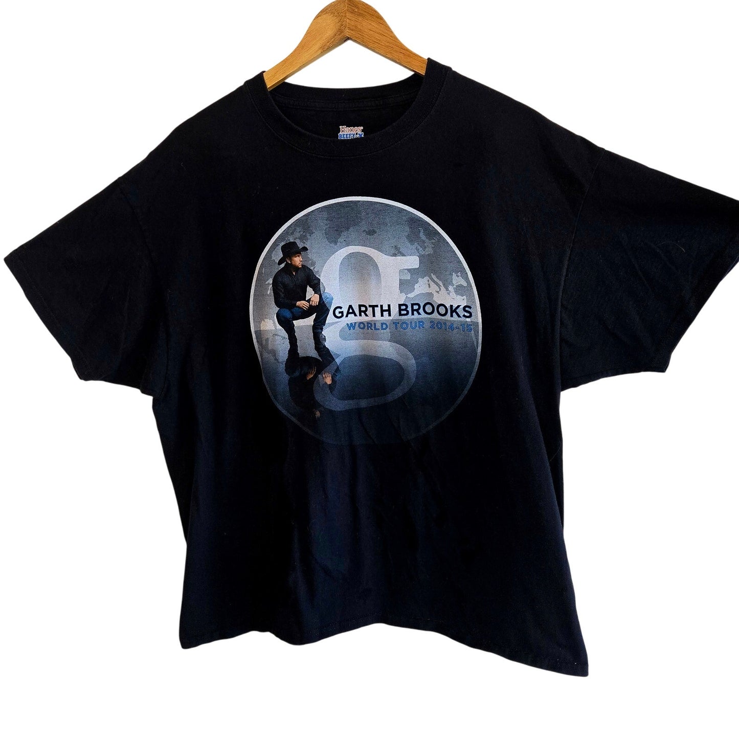Garth Brooks World Tour 2014 Concert T shirt back dated and oversized