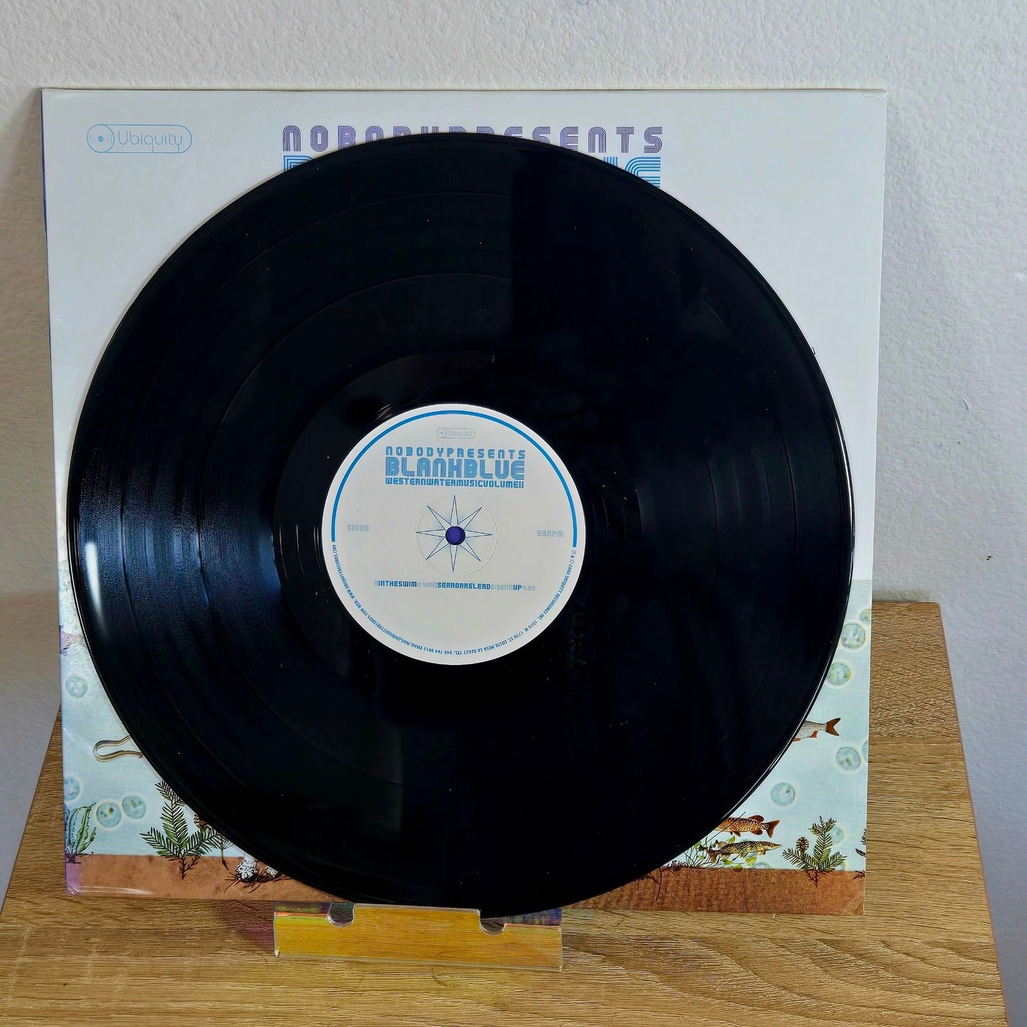 12" Double LP – Nobody Presents Blank Blue “WesternWaterMusicVol. 2” (2008, Ubiquity Records)