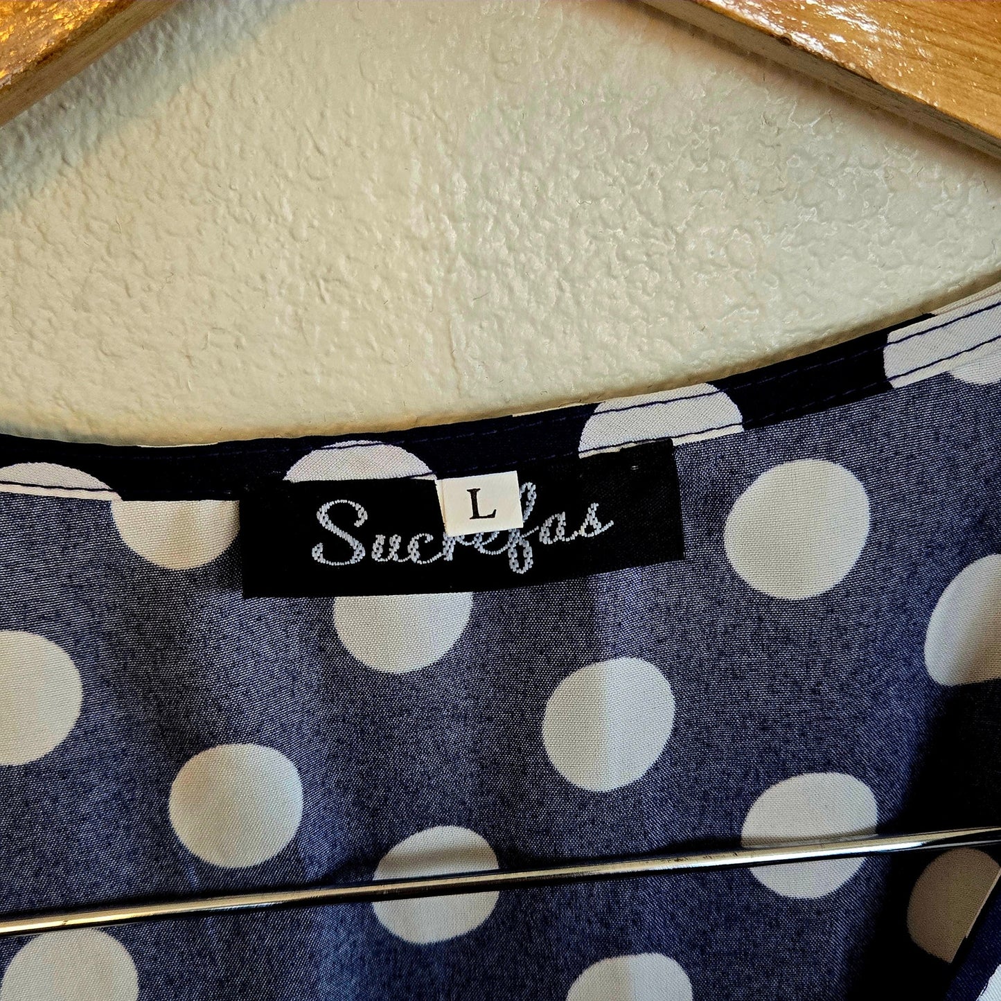 Polka dot ruffle maxi wrap dress
