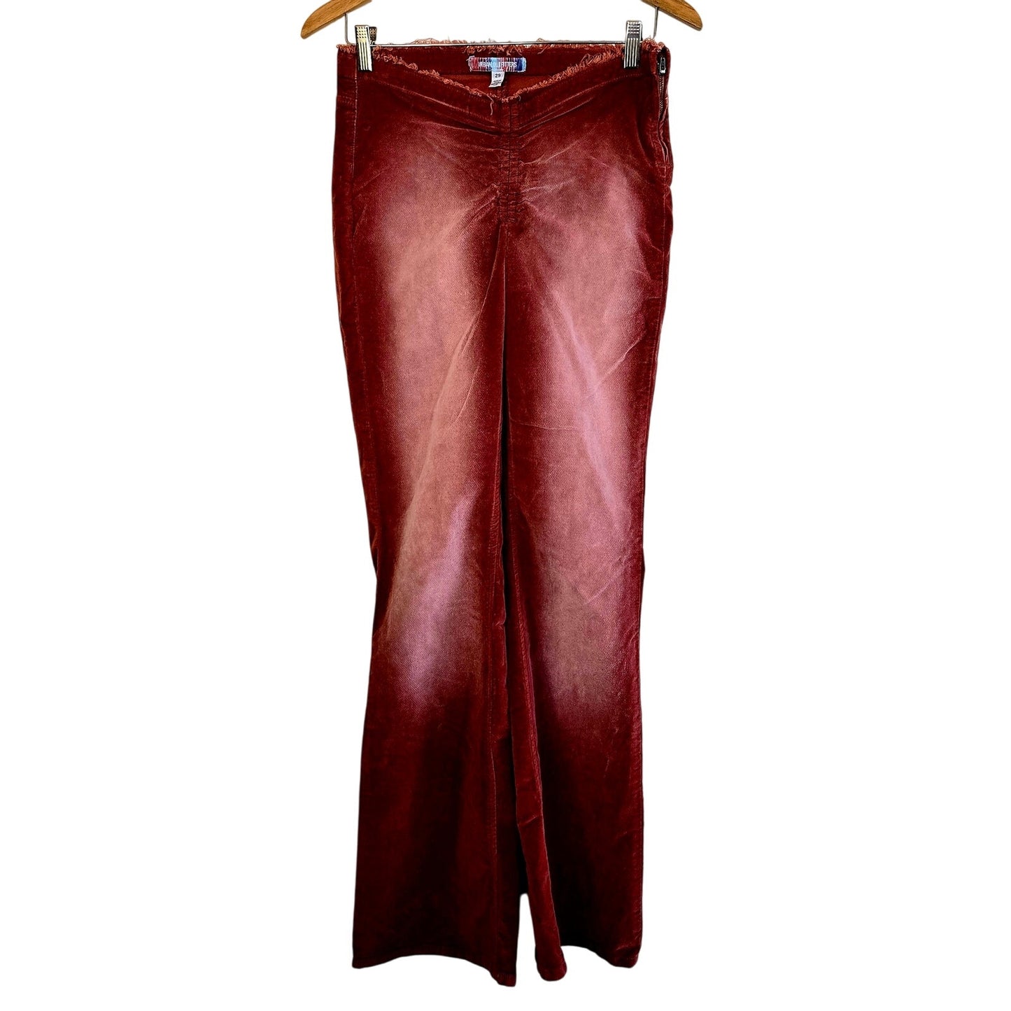 Size 29 – Urban Outfitters Velvet Low Rise Flare Pants
