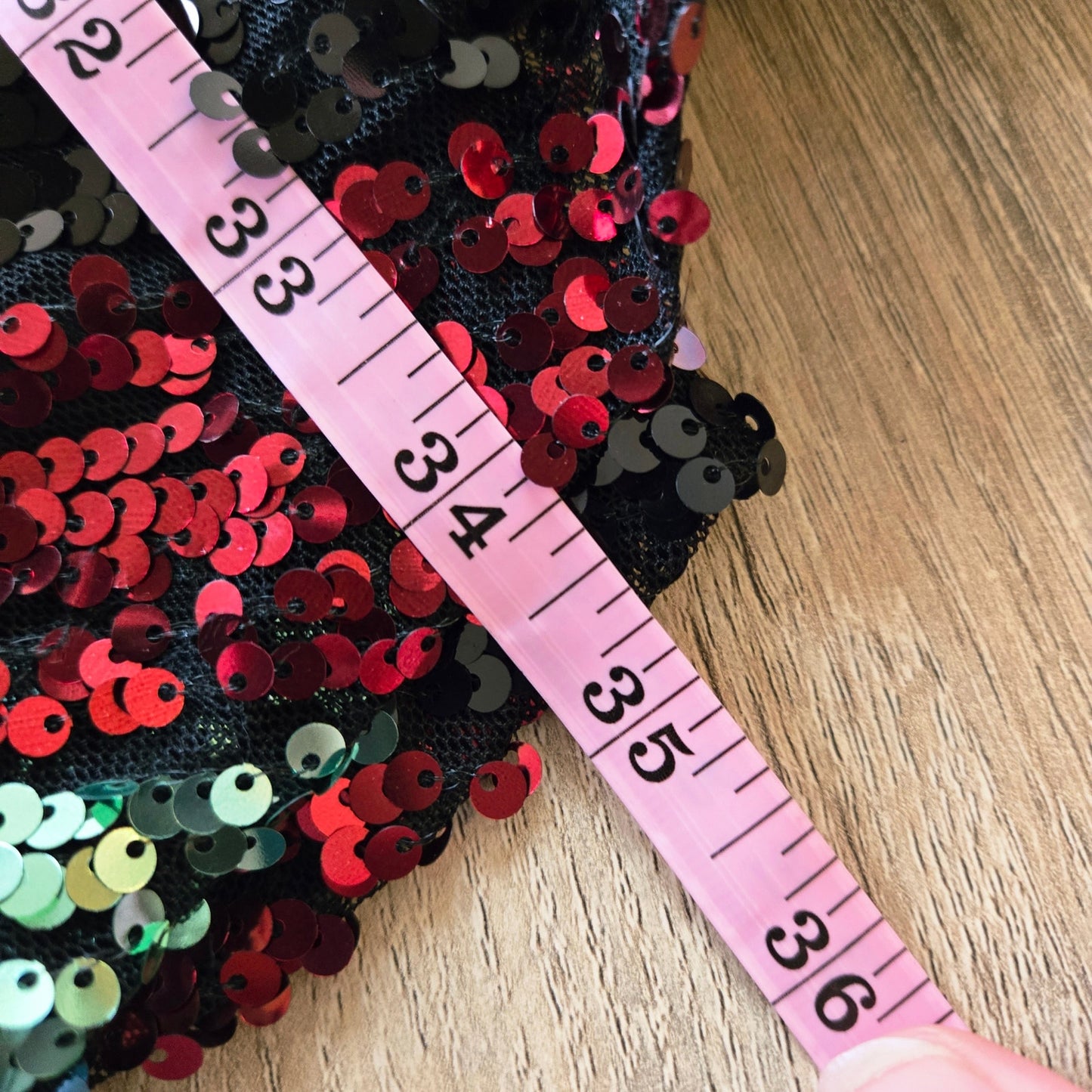 XL Multicolor Rainbow Sequin Party Dress–Black Lined Slip Dress Stretchy Sparkle