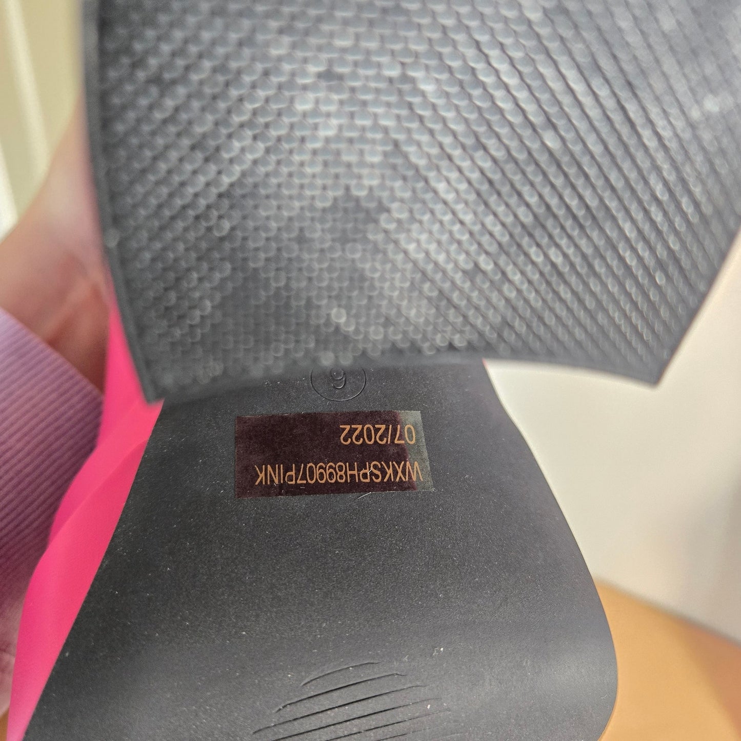 Size 8 Faux Leather Platform Thigh High Sock Boots – Hot Pink (NIB)