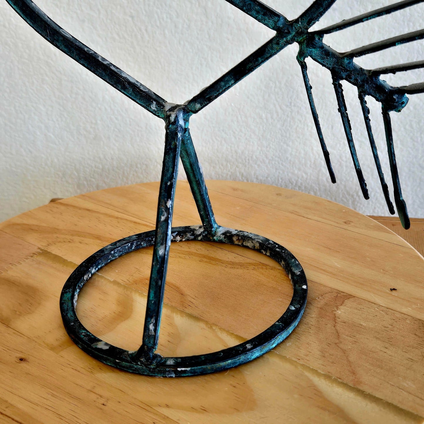 Iron Heart & Arrow Vintage Witchy Candlestick Holder