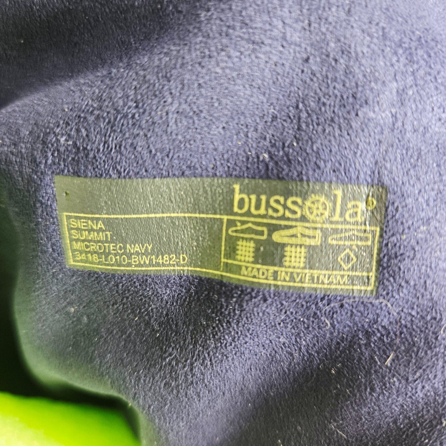 EU 38/ US 8 Bussola Siena Summit Knee-High Boots – Navy Microtec