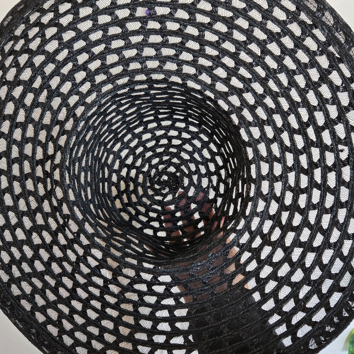 Black Mesh Sun Hat | Coquette Gothic Vintage Vibes | OS