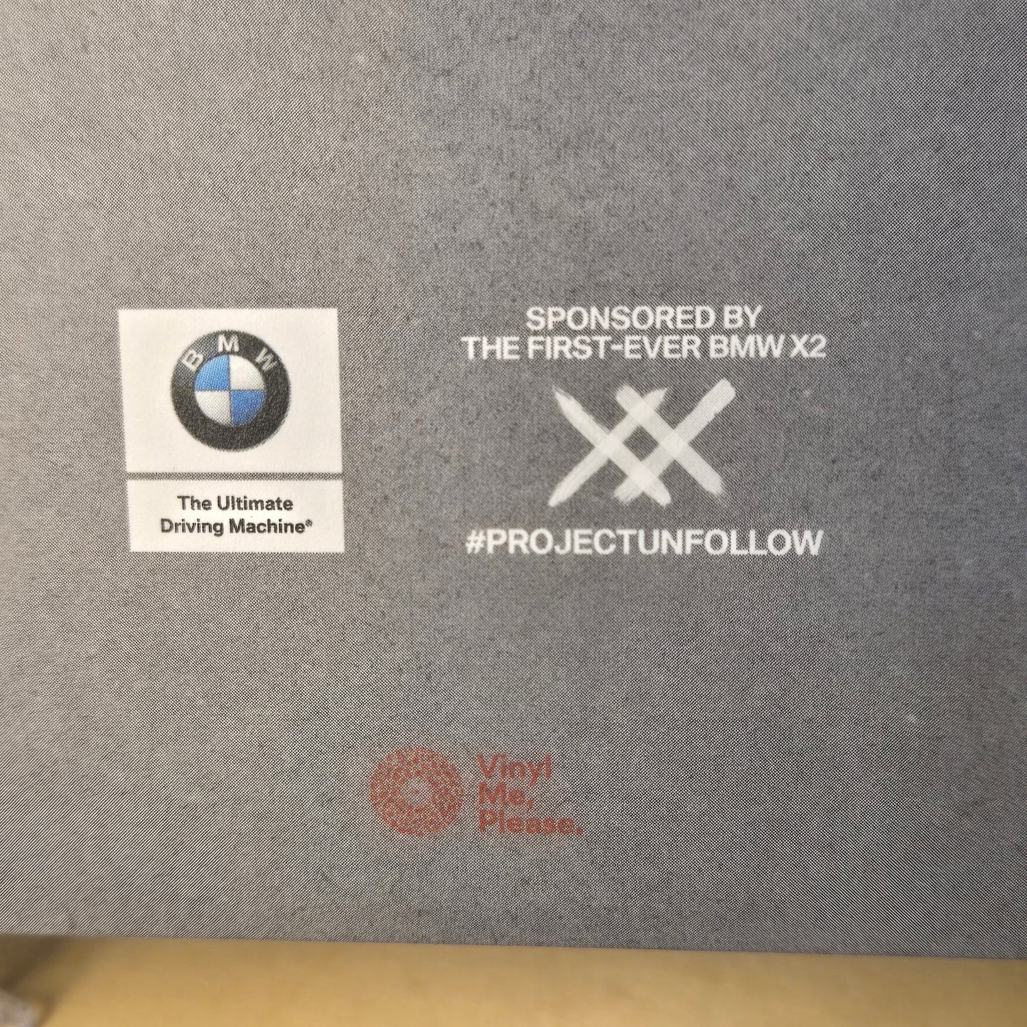 Project Unfollow Vol. 1 – Limited Edition Gold Vinyl – BMW x Vinyl Me Please – #04328