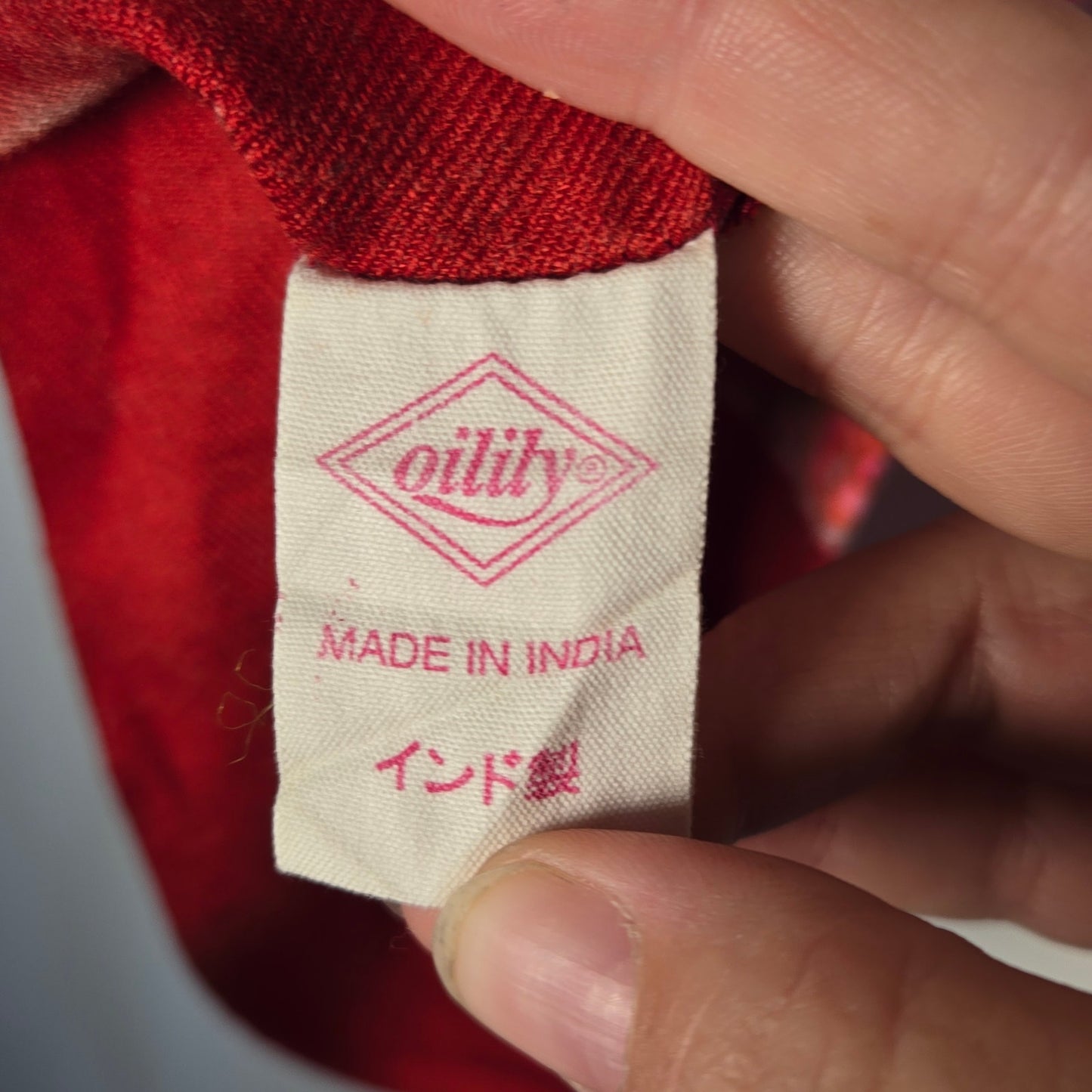 Vintage Oilily Paisley Scarf – Hot Pink & Burgundy Boho Mod Print 11.5” x 52”