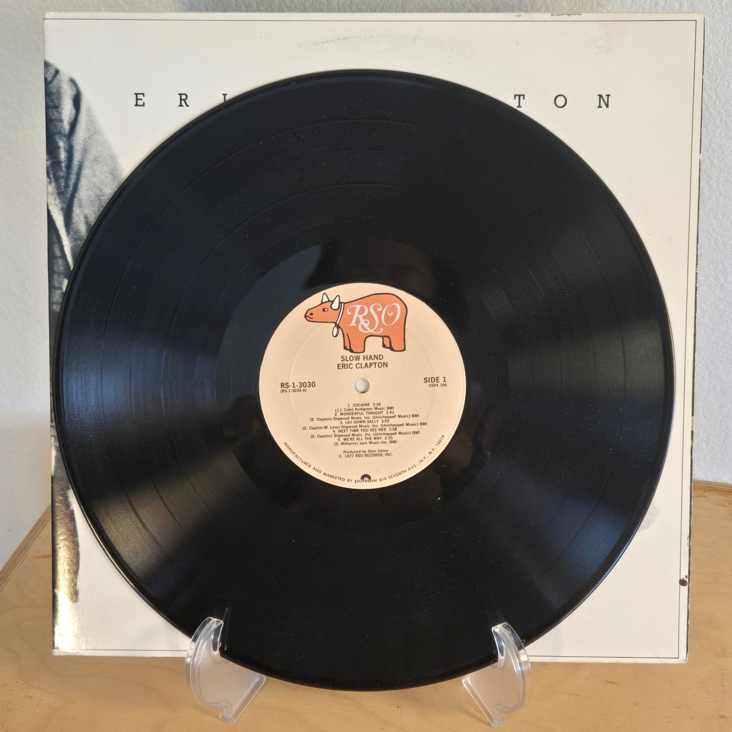 Eric Clapton – Slowhand (1977 Original Press, RSO Records)