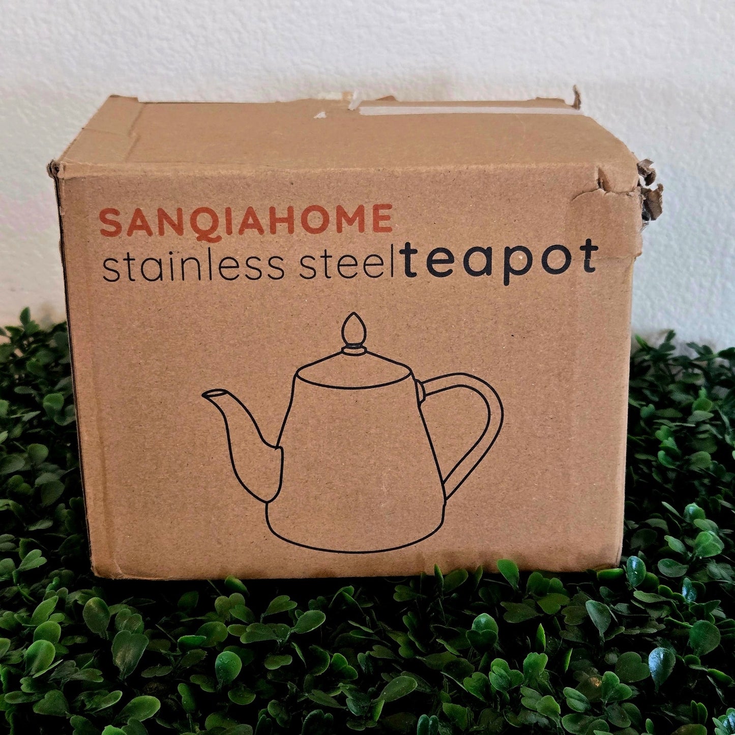 Sanqia Home 1.2L Stainless Steel Teapot with Infuser – New in Box