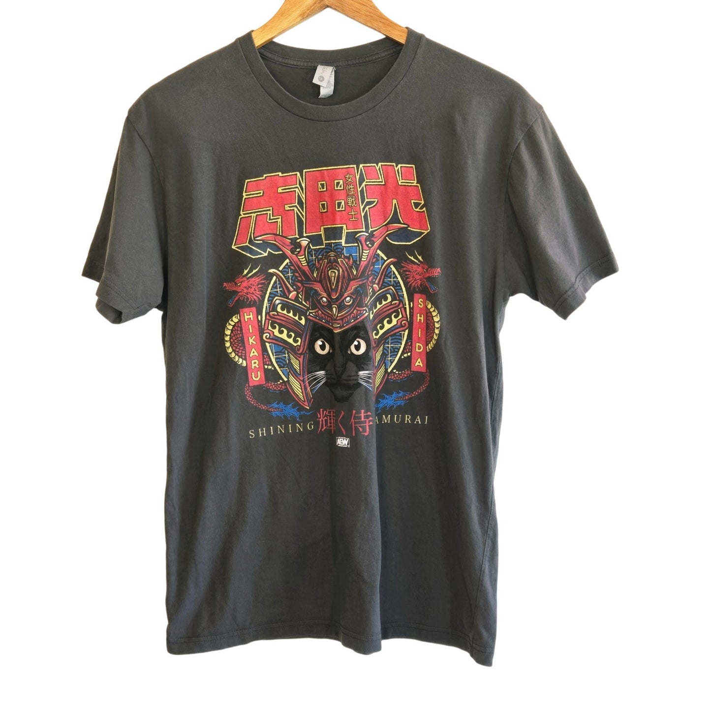 Size M – AEW Hikaru Shida Shining Samurai T-Shirt