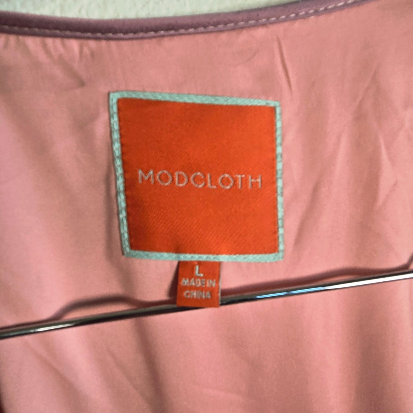Size L ModCloth Pastel Chiffon Tie-Waist Midi Dress