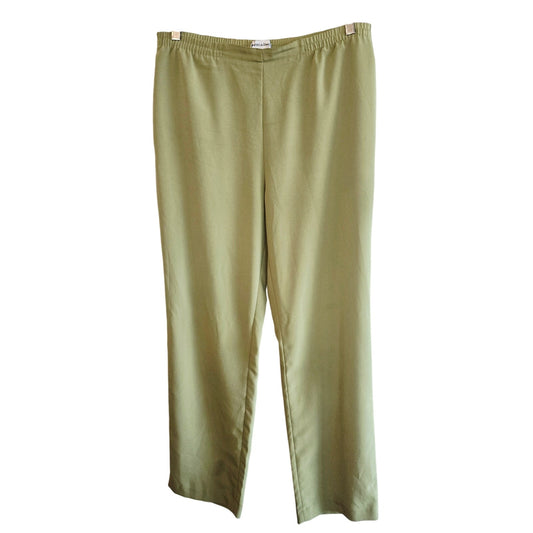 Size M – Vintage Draper’s & Damon’s Avocado Green Wide Leg Pants