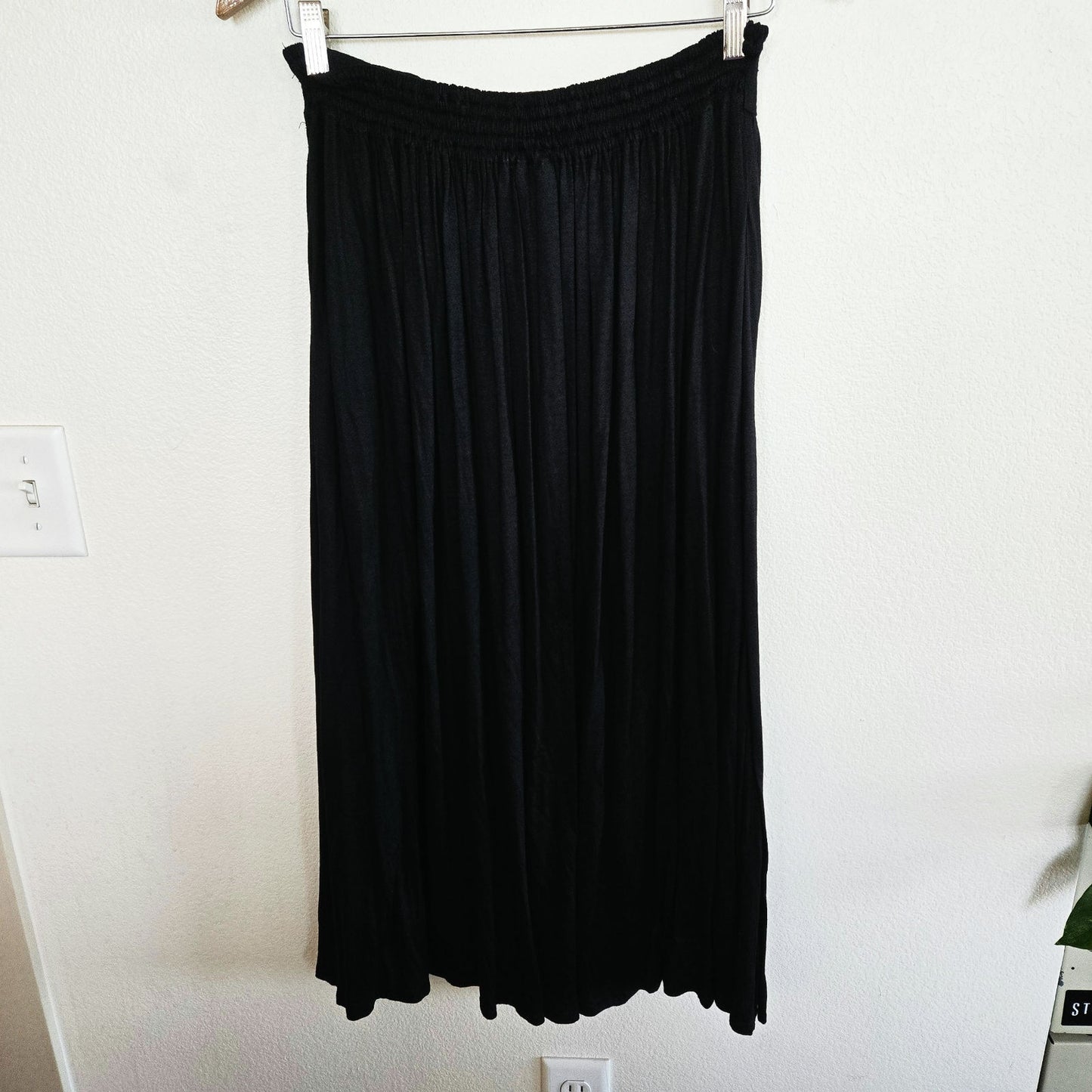 Size Medium Vintage Sequin Waist Boho Maxi Skirt Whimsygoth Renfest Vibes