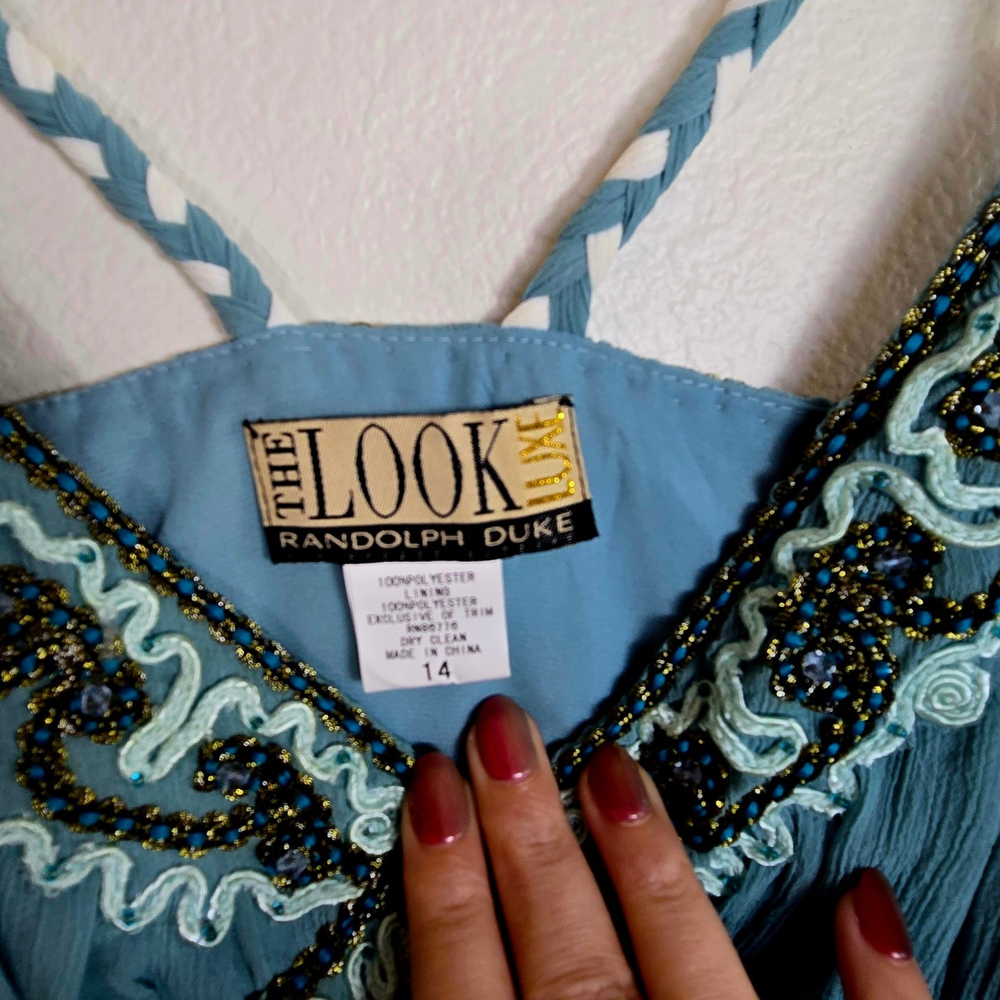 Size 14 – Vintage Grecian Style Gown by The Look Luxe by Randolph Duke