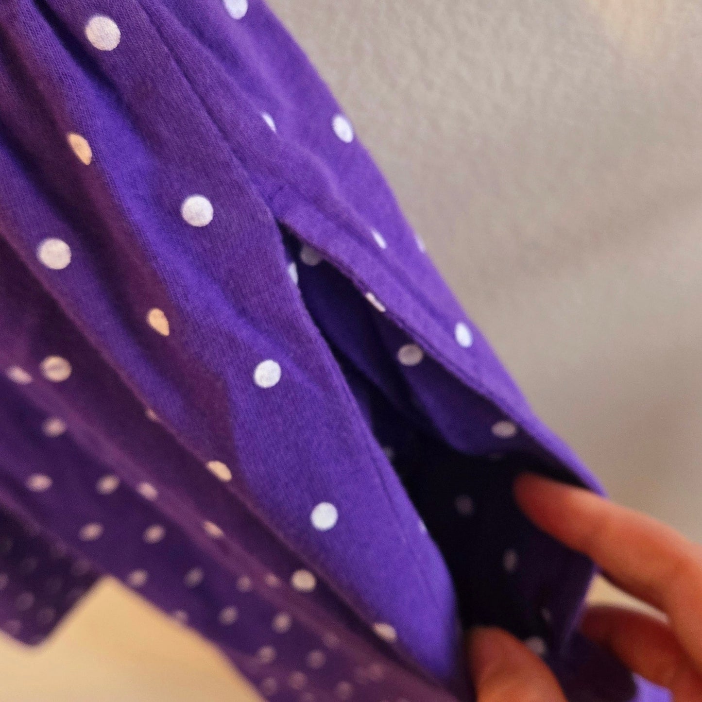 Size Medium Vintage Polkadot 1980's Romper with Pockets