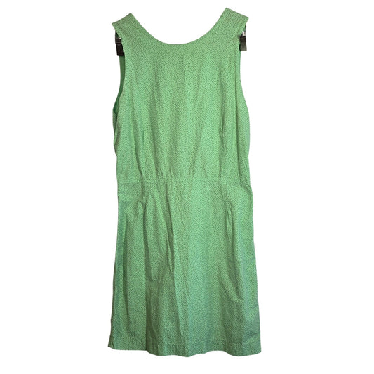 M – Vintage Pistachio Green Polka Dot 1980s Shift Dress by Stitchy Fingers