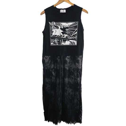 UNIQUE GOTH ANIME LACE BOTTOM DRESS I AM J KOREAN FASHION