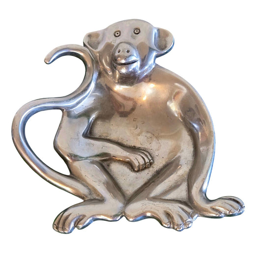 Vintage Mariposa Stainless Steel Monkey Bowl – Made in Mexico