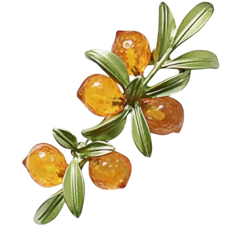 Lemon Brooch