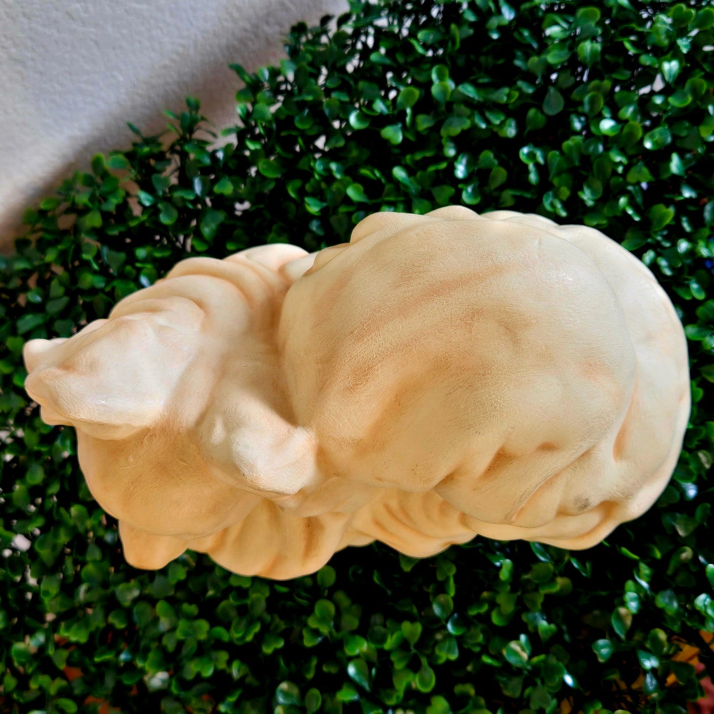 Vintage Ceramic Pomeranian Figurine – 1990s