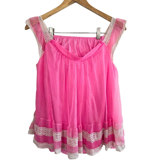 VINTAGE 1960S NIGHTIE AND MATCHING BOTTOMS AMAZING CONDITION