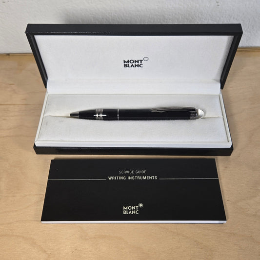 Montblanc Meisterstück Platinum-Coated Ballpoint Pen – With Original Box & Service Guide