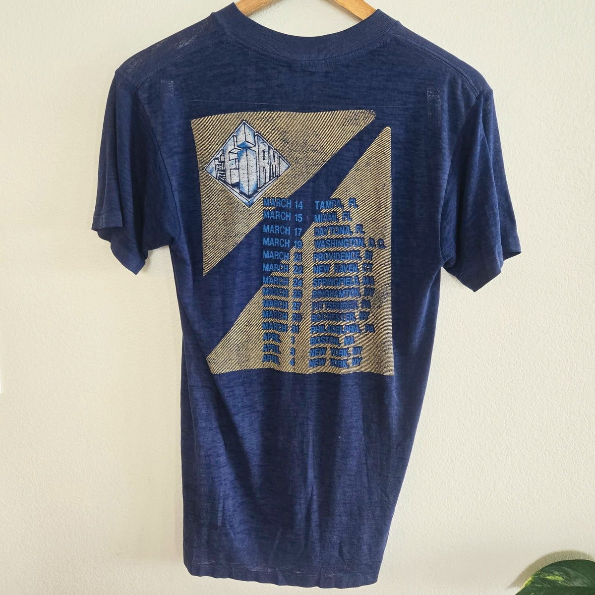 Size L – Rare Vintage Jimmy Page “The Firm” Band Tee – Single Stitch
