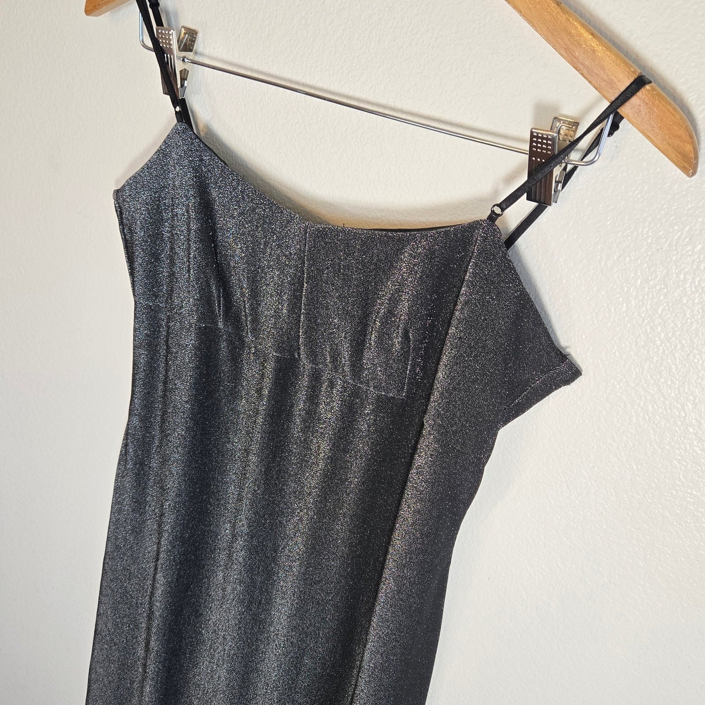 Size M/L – Vintage 1990s Shimmer Slip Dress by City Triangles