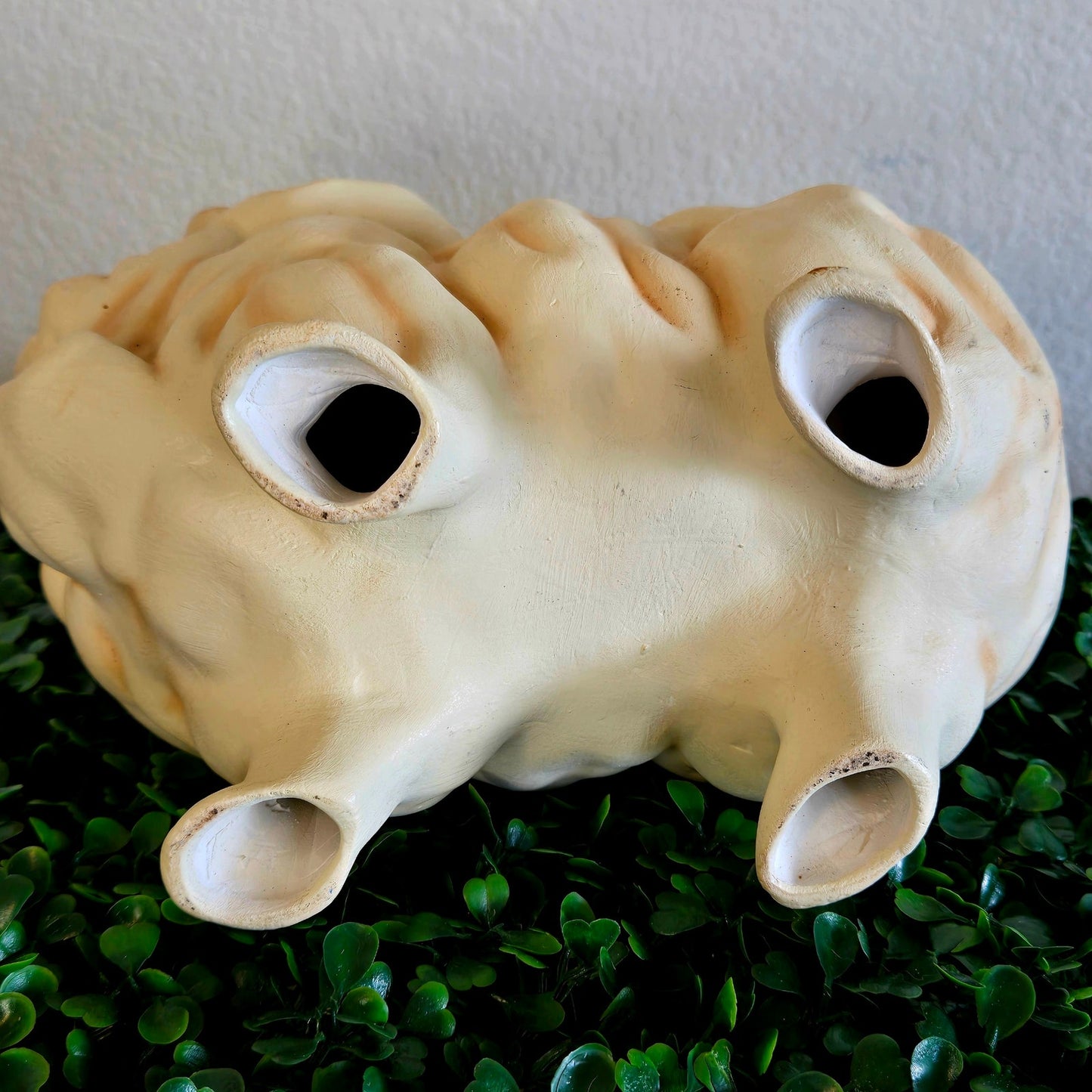 Vintage Ceramic Pomeranian Figurine – 1990s